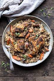 Slow Cooker Herbed Chicken And Rice Pilaf Recipe Half Baked Harvest Recipes Harvest Recipes Pot Recipes