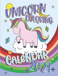 The bonus cover templates are delivered in jpg and psd format. Unicorn Coloring Calender 2021 Kids Wall Calendar 12 Month Calendar Pages And Cute Unicorn Coloring Pictures For Girls Henry Lena 9798554466571 Amazon Com Books