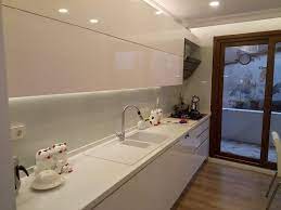 Mutfak dolapları, dolaplar l model acrylic mutfak dolabi modelleri. Parlak Beyaz Membran Mutfak Dolabi