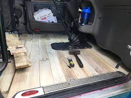 Check spelling or type a new query. This Weekends Project Wanted Wood Floors And Didn T Wanna Spend The Money On A Kit Wanted Something Rustic And Different So Sanded And Reused Old Pallet Wood For The Flooring Truckers