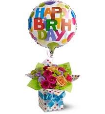Flowers for birthday and birthday baskets have been in presence for a long time. Happy Birthday Bouquet Flowers Balloons In Bracebridge On Cr Flowers Balloons A Bracebridge Florist