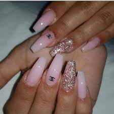 See more ideas about nails, nail designs, cute nails. 110 Gorgeous Nail Art Designs Ideas For Valentine S Day In 2020 Chanel Nails Design Chanel Nails Acrylic Nails Coffin Short