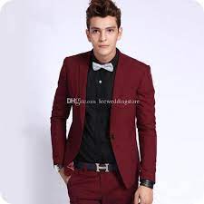 One must always dress according to the event that he is attending. 2019 Burgundy Evening Dress Men Suits Blazer Slim Fit Casual Wedding Suits Bridegroom Groom Wear Prom Party Tuxedos Custom Made Jacket Pants From Leeweddingstore 97 98 Dhgate Com