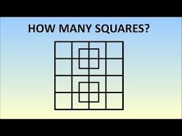 Moreover, because of the colors of 4. How To Solve How Many Squares Are In This Picture Learn The Formula Youtube Math Genius Geometry Riddles Mental Math Tricks