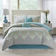 Sleep in comfortable style in this chelmsford bed constructed with durable solid. Bedroom Comforter Set Twin Full Queen King Cal King 5pc 7pc Teal Gray Paisley Comforters Bedding Sets Home Garden Worldenergy Ae