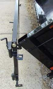 Dump Trailer Rear Door Hinges With Spring Latch To Lock In Open Position Dump Trailers Door Hinges Utility Trailer