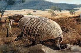 Macroeuphractus Outesi By Velizar Simeonovski A Six Foot Long Carnivorous Armadillo If These Were S Prehistoric Wildlife Prehistoric Animals Extinct Animals