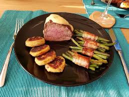 Chateaubriand Mit Speckbohnen Macaire Kartoffeln Und Sauce Bearnaise 1 Speckbohnen Essen Rezepte Essensrezepte