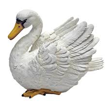 Design Toscano 9 In H The Swan Of The Lake Garden Statue In 2020 Garden Statues Outdoor Garden Statues Garden Animal Statues