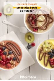 Smoothies Bowls Au Nutella Recette Nutella Recette Recette Nutella