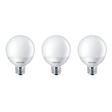 Philips led bulbs offer maximum energy savings with all the quality that only philips can provide. Philips 60w Equivalent Daylight G25 Globe Led Light Bulb Energy Star 3 Pack The Home Depot Canada