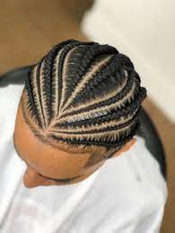 Three cornrow braids + man bun. 28 Cornrows Guys Ideas Mens Braids Hairstyles Braids For Boys Boy Braids Hairstyles