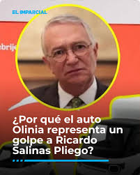 Dinero l La presentación del auto eléctrico Olinia, impulsado por el  gobierno de Sheinbaum, desató una fuerte reacción del empresario Ricardo  Salinas Pliego. ¿Crees que este nuevo auto mexicano le puede hacer