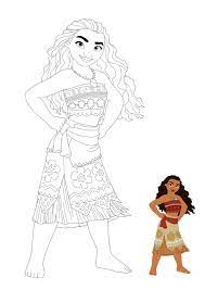 Coloriage Princesse Vaiana Coloriage Gratuit A Imprimer Dessin 2020
