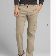 Prana Khaki Stretch Zion Hiking Pants