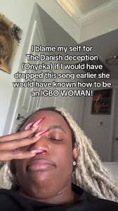 I am sorry Onyeka! #danishdeception