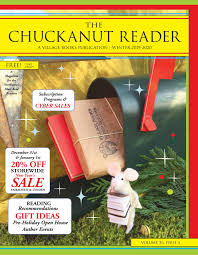 the chuckanut reader winter 2019 2020 by village books and