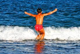 File young family nudists nudist hula hoops. Boy Swimsuit Stock Photos And Images 123rf