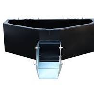 Skid Steer Mud Hopper Concrete Bucket S-CB1520(60IN)-MP1220 ...