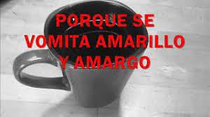 Porque Se Vomita Amarillo Y Amargo Youtube