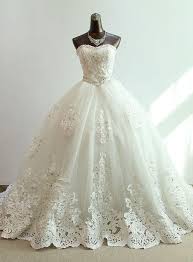 Material Tulle Embellishments Appliques Beading Crystal Wedding Dresses Wedding Dress Train Dream Wedding Dresses