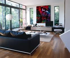 Black And White Modern House Design Colorful Saxophone Watercolor For Interior Design Etsy In 2020 Feminine Living Room Living Room Design Modern Black And White Living Room