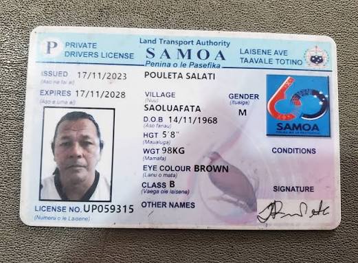 Le - Pouleta Salati. E taua lou faamaoni ma lou sau I le ofisa e tatou te faafesaga'i e talanoaina lau mataupu. Sa Ave atu le alofa ae pei ua e tali
