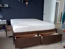 This bed was built for just $55 all said and done, making it a great budget project. 22 Spacious Diy Platform Bed Plans Suited To Any Cramped Budget