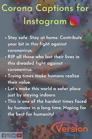 Instagram best quotes for profile picture. 100 Quarantine Instagram Captions In 2021 Best Instagram Captions For Coronavirus For Your Stay Home Pictures Version Weekly