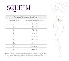 True To Life Squeem Vest Size Chart 2019