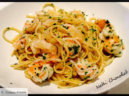Linguines Aux Crevettes Et A L Ail Recettes Recette Recettes De Cuisine Recette Recette Pate Crevette
