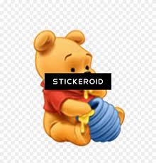 First, we will learn how to draw chibi pooh bear or winnie the pooh. Winnie The Pooh Baby Pooh Eating Honey Hd Png Download 590x798 1321085 Pngfind
