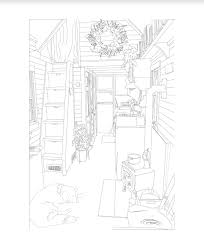Free printable fairy coloring pages for kids. Fy Nyth Tiny House Coloring Book