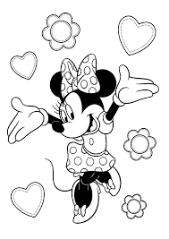 Mickey mouse and minnie coloring pages are a fun way for kids of all ages to develop creativity, focus, motor skills and color recognition. Free Printable Minnie Mouse Coloring Pages For Kids