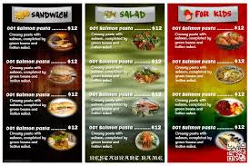Colorful Restaurant Menu Card On Postermywall Restaurant Menu Card Menu Restaurant Colorful Restaurant