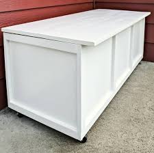 The runnerduck storage stool, step by step instructions on how to make a small foot stool that has storage inside. Diy Outdoor Storage Box With Plans The Handyman S Daughter