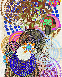 As obras criadas por beatriz milhazes na década de 1980 revelam uma tensão entre figura e fundo, entre representação e ornamentalismo, com o uso de figuras que se repetem, arabescos, flores e colunas. 53 Beatriz Milhazes Ideas Painting Abstract Art