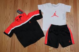 Black And Yellow Jordan Shirt Toddler Air Jordan Baby Boy T Shirt Jacket Shorts Set Black Neon Orange White Baby Boy T Shirt Boys T Shirts Baby Shirts
