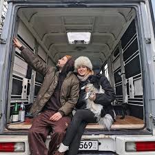 How We Changed Our Plan Paul Can T Even Stand Still For A Photo There S Still So Much To Do He Will Wait For Marcel Kleine Camper Camper Umbau Camper