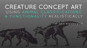Concept art is a form of visual art used to convey an idea for use in films, video games, animation, comic books, or other media before it is put into the final product. Creature Concept Art Using Animal Classifications Functionality Realistically Youtube