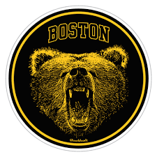 As the boston bruins celebrate their 90th season, it's a great time to take a trip down memory lane. Boston Bear Puck Sticker Boston Bruins Bruins Hockey Boston Bruins Logo