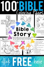 More than 140 free bible coloring pages of varying difficulties that cover a broad range of bible stories from both the old and new testaments. Bible Coloring Pages