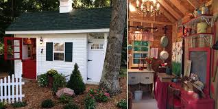 The most interesting part of this design is the walls of the peg board. 20 Best Garden Shed Ideas Storage Shed Plans Pictures