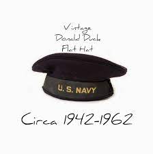 Vintage Military Cap Us Navy Wool Donald Duck Navy Flat Etsy Vintage Military Military Cap Military Dress Blue