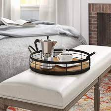 Create your own coffee table tray using dollar tree's patterned papers and picture frames. Buy Indian Decor Metal Coffee Table Tray Black Online At Low Prices In India Amazon In