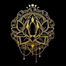 Poin pembahasan 13+ logo psht hd adalah : Golden Lotus Flower On Black Background Vector Illustration Bunga Teratai Seni Bela Diri Seni Jepang