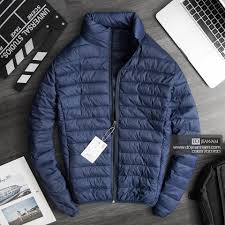 Shop bán Áo khoác Phao Nam Uniqlo Xanh đen| Dojeannam.com