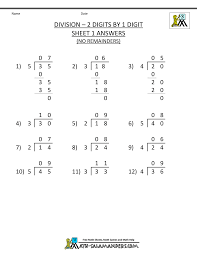 Students in third grade will continue working on their multiplication and division facts. Division Worksheets 3rd Grade