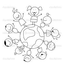 Children Of The World Coloring Crafts And Worksheets For Preschool Toddler And Kindergarten In 2020 Earth Day Coloring Pages Flag Coloring Pages Coloring Pages