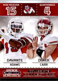 2015 Panini Contenders Draft Picks Collegiate Connections 24 Derek Carr Davante Adams Fb Box 02 Nm Mt The latter was the former no.